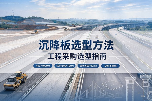 天桥沉降板选择方法