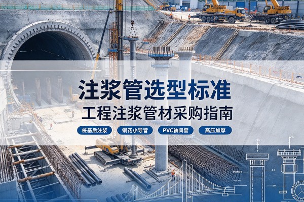 天桥注浆管选型标准