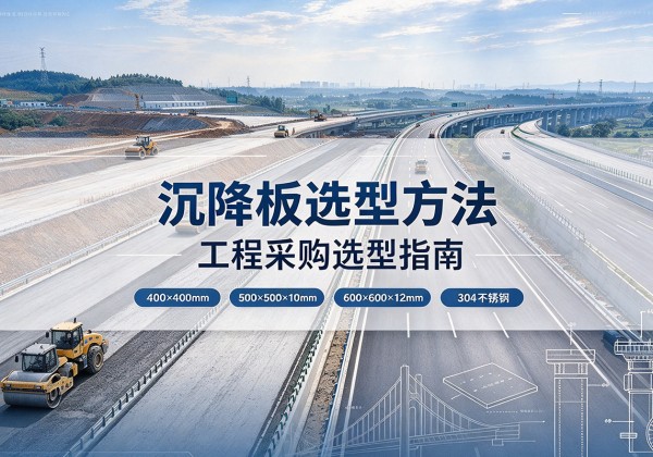天桥沉降板选择方法
